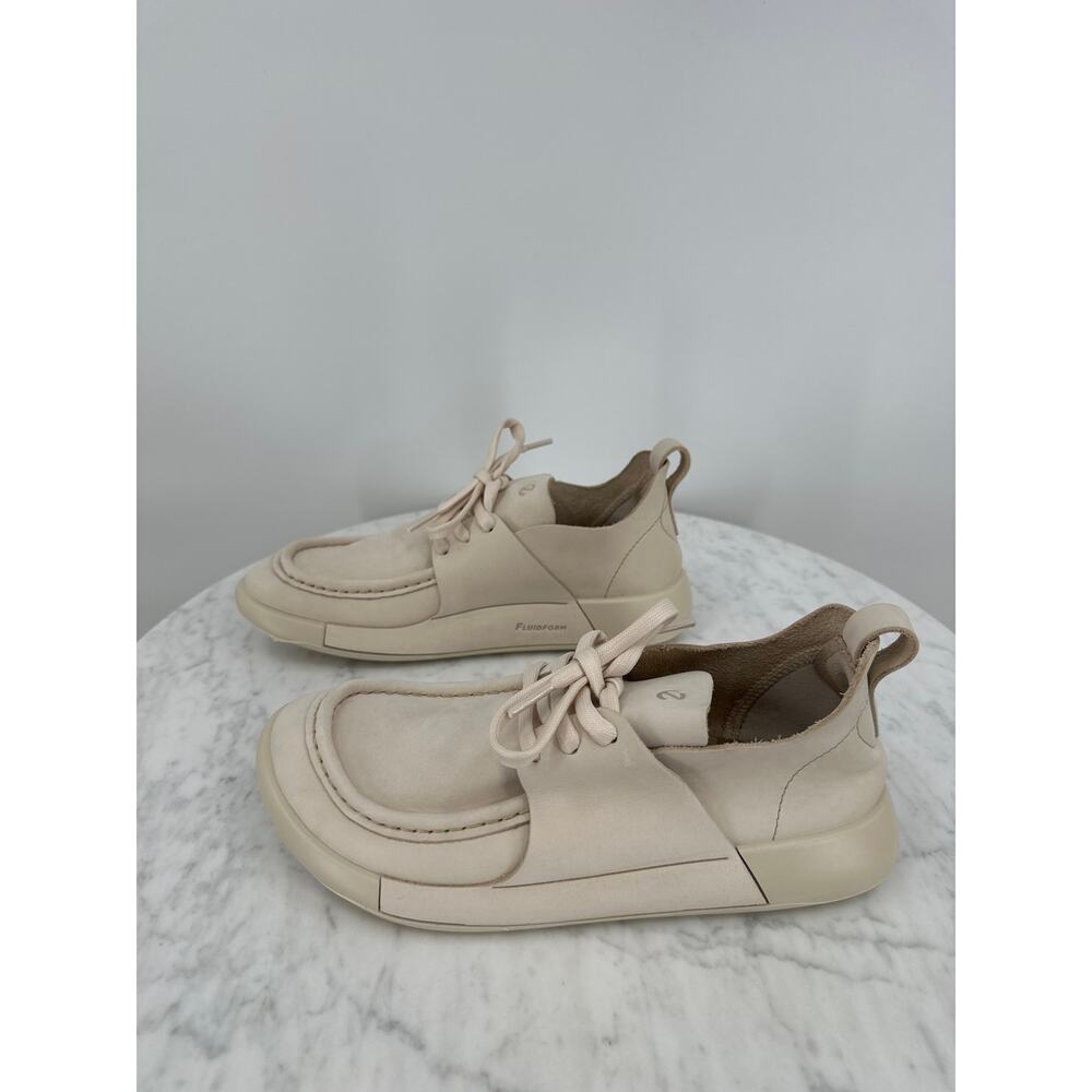 Ecco 2nd Cosmo Casual Shoe Sneaker Limestone Men’s 8 - 8.5 NEW - Picture 4 of 9